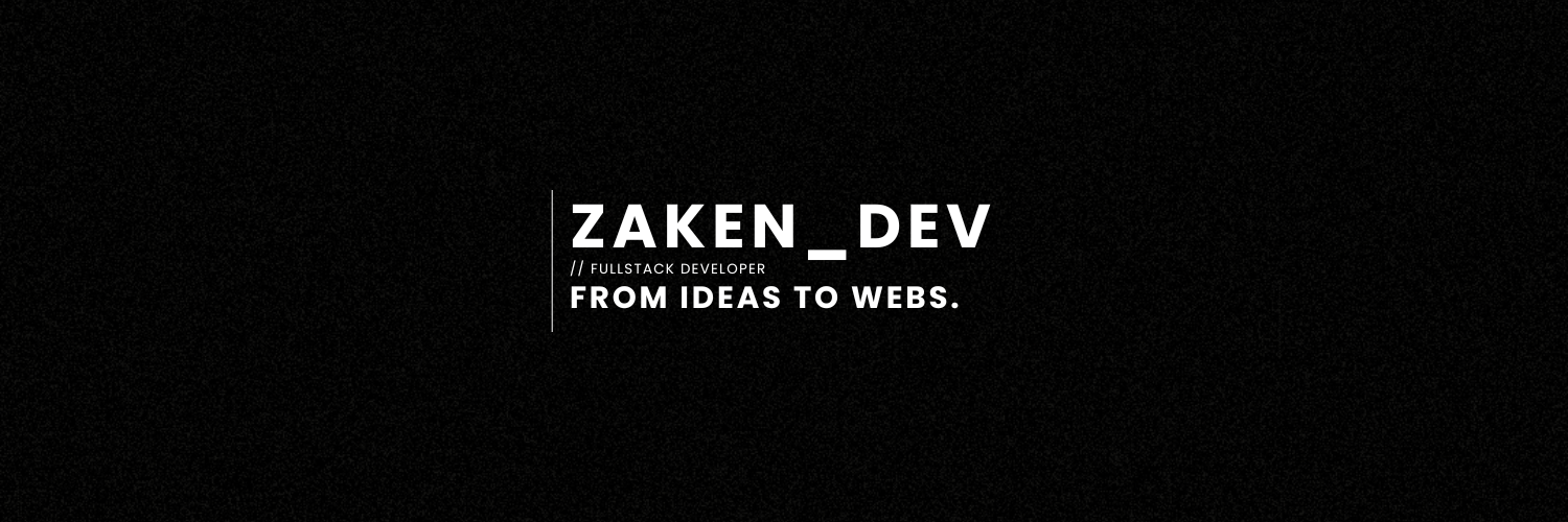 Zaken.dev banner